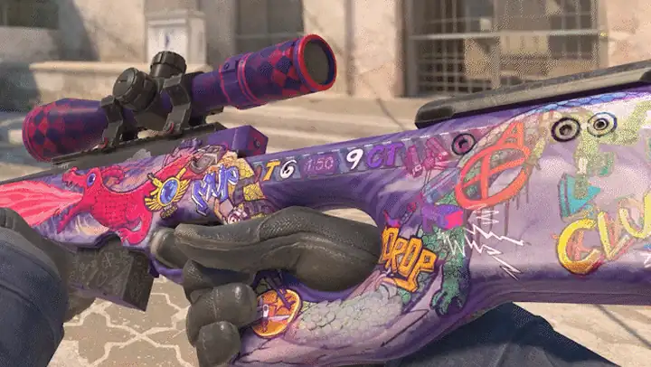 AWP Graffiti 动态武器涂装